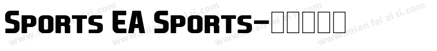 Sports EA Sports字体转换